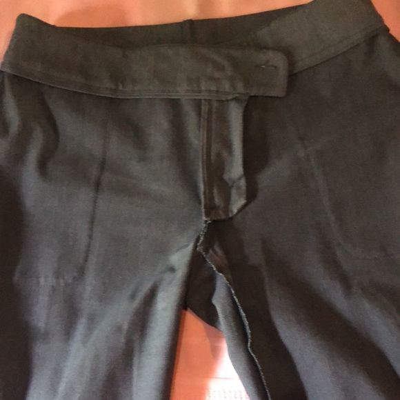 Ann Taylor loft charcoal Marisa trouser sz 6 / four pockets/ zipper/ belt loops - Picture 12 of 14